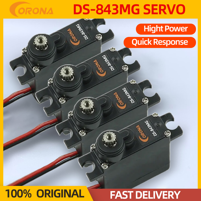 4 قطعة كورونا DS843MG أجهزة رق - مراجعة Brushless Motor Thrust Test Stand وسعره